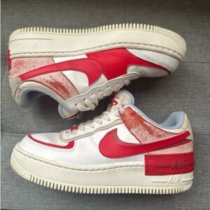 Nike Air Force 1 Red, Pink, Blue